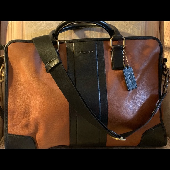 Coach Metropolitan Mens Director Brief Case - Picture 1 of 7